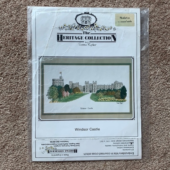 The Heritage Collection Windsor castle crossstitch - Picture 1 of 3